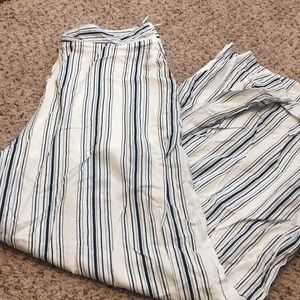 Fashion nova stripe set pant and top new